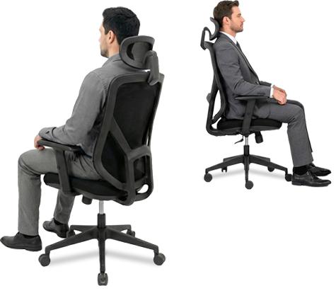 Silla Ergonomica Berlin Negra